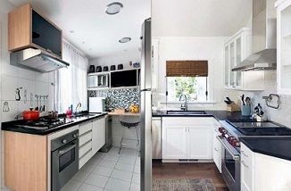 dapur minimalis apartemen